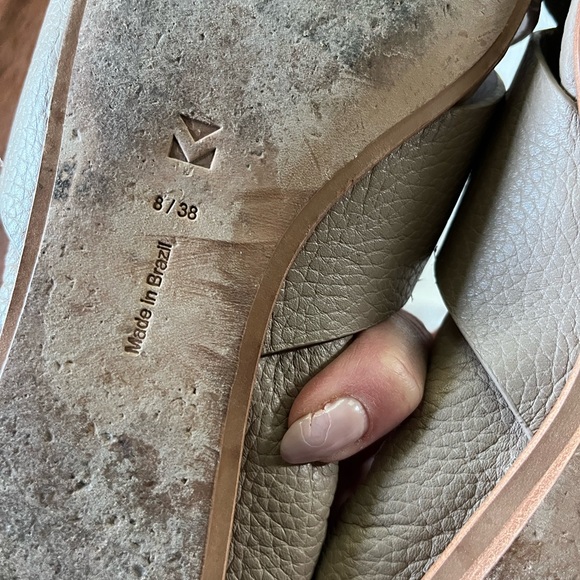 Leather flats Mercedes Castillo size 8 - Picture 6 of 6